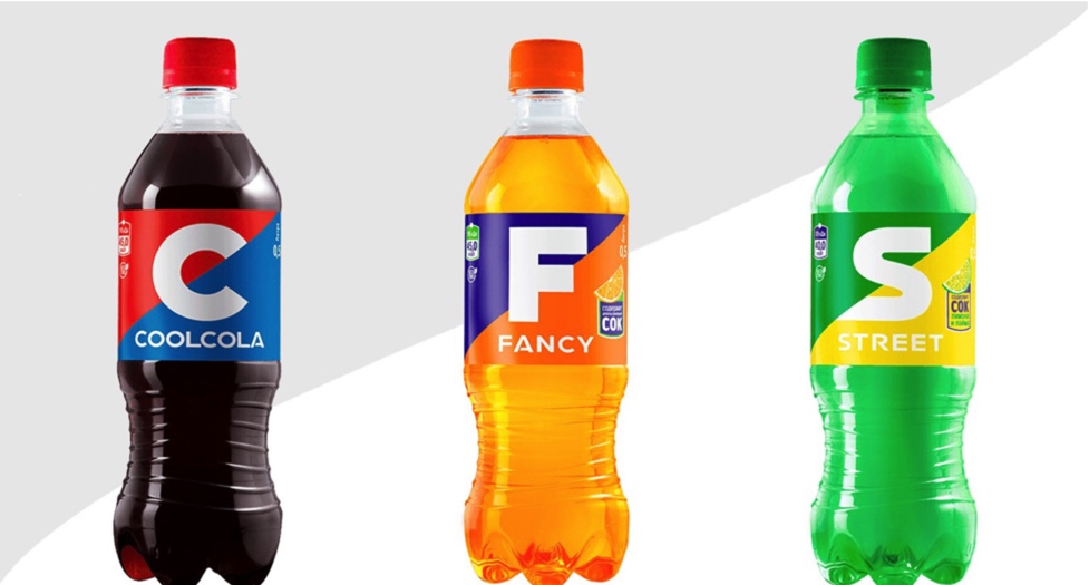 В России «Очаково» выпустил аналоги Coca-Cola, Fanta и Sprite