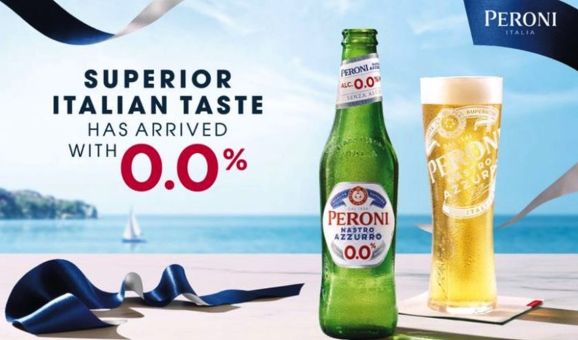 Peroni представила безалкогольне пиво Peroni 0.0 і стала спонсором Формули-1 у США